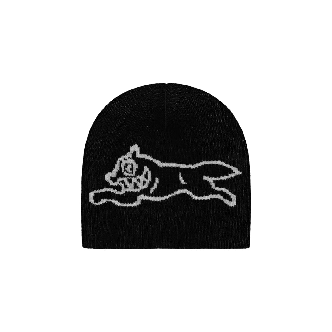 ICECREAM Running Dog Beanie Black