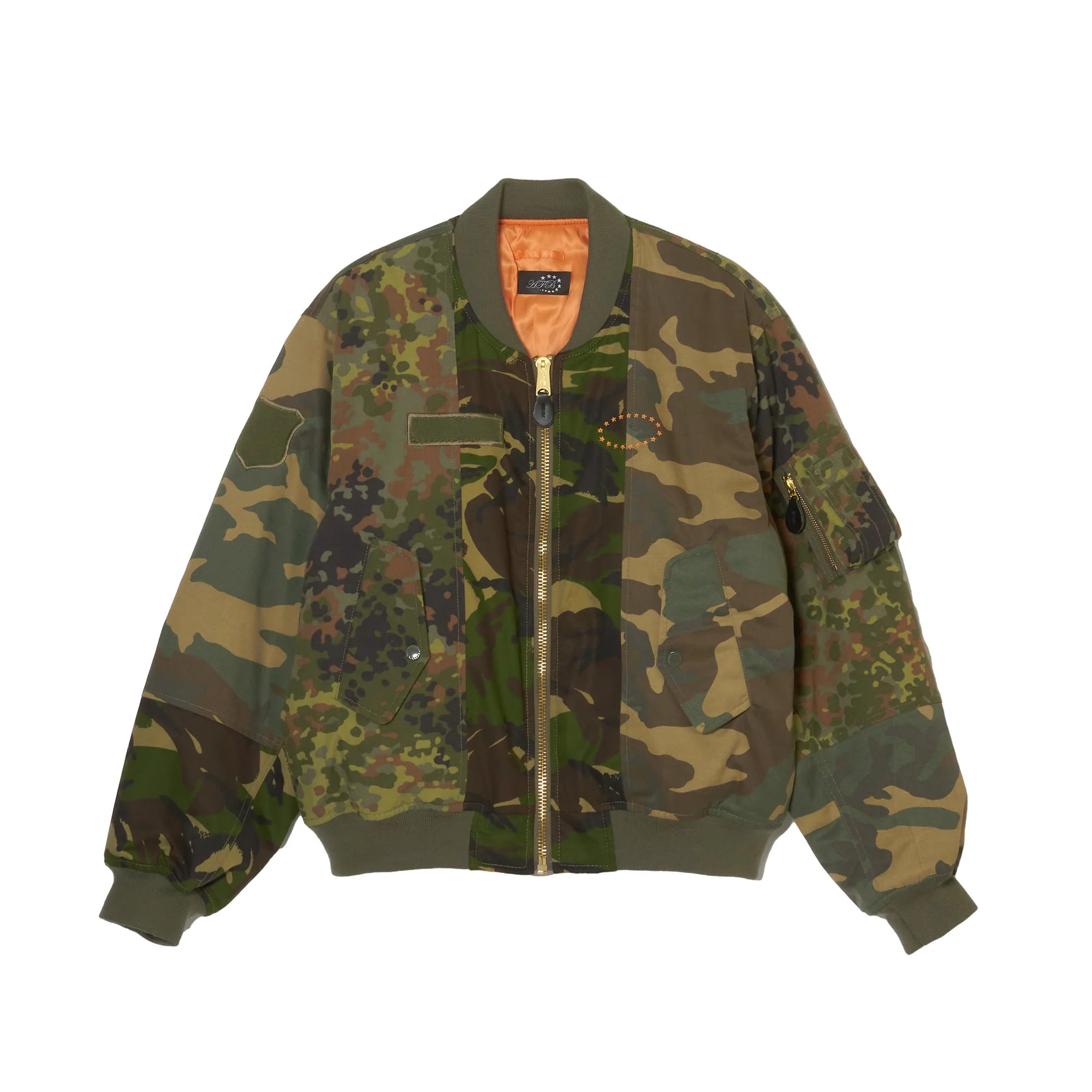 AFB Docking MA-1 Bomber Jacket Dark Olive Green