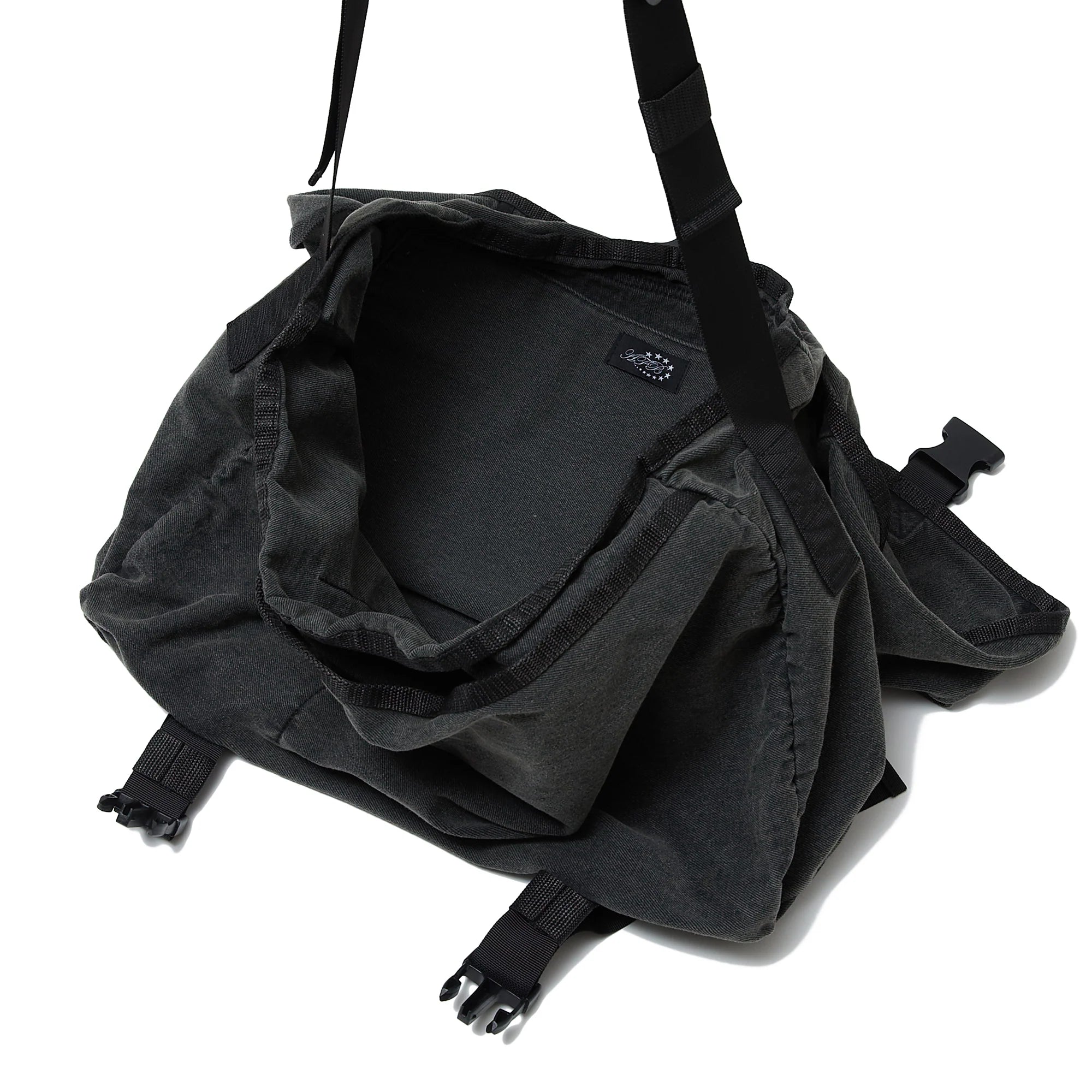 AFB Big Messenger Bag Black Black