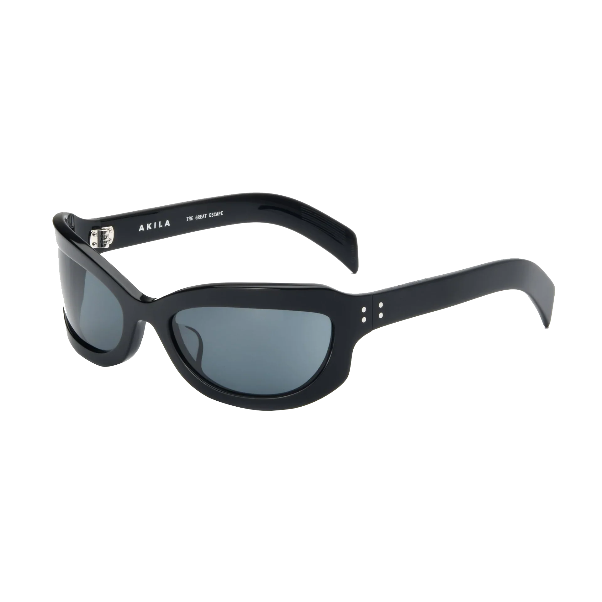 Akila Lucia Sunglasses Black Dark Slate Gray