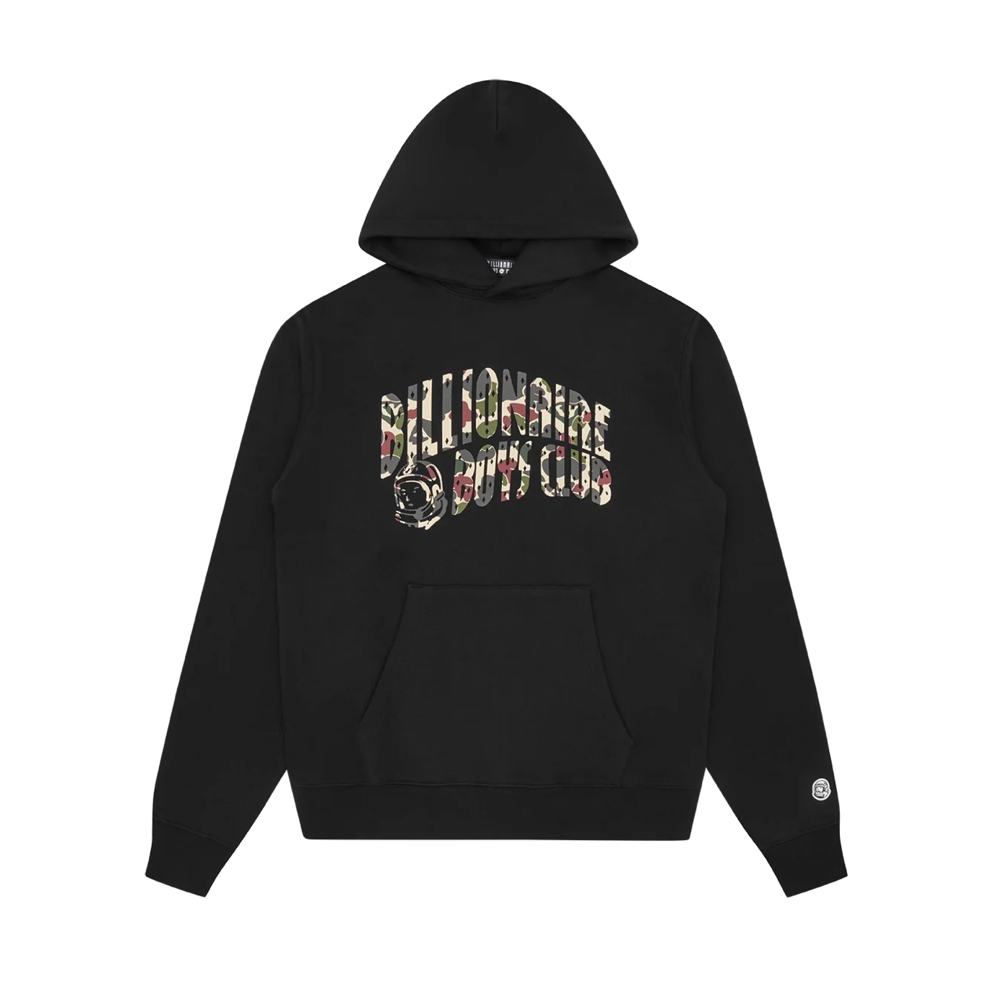 Billionaire Boys Club Duck Camo Arch Logo Popover Hood Black Black