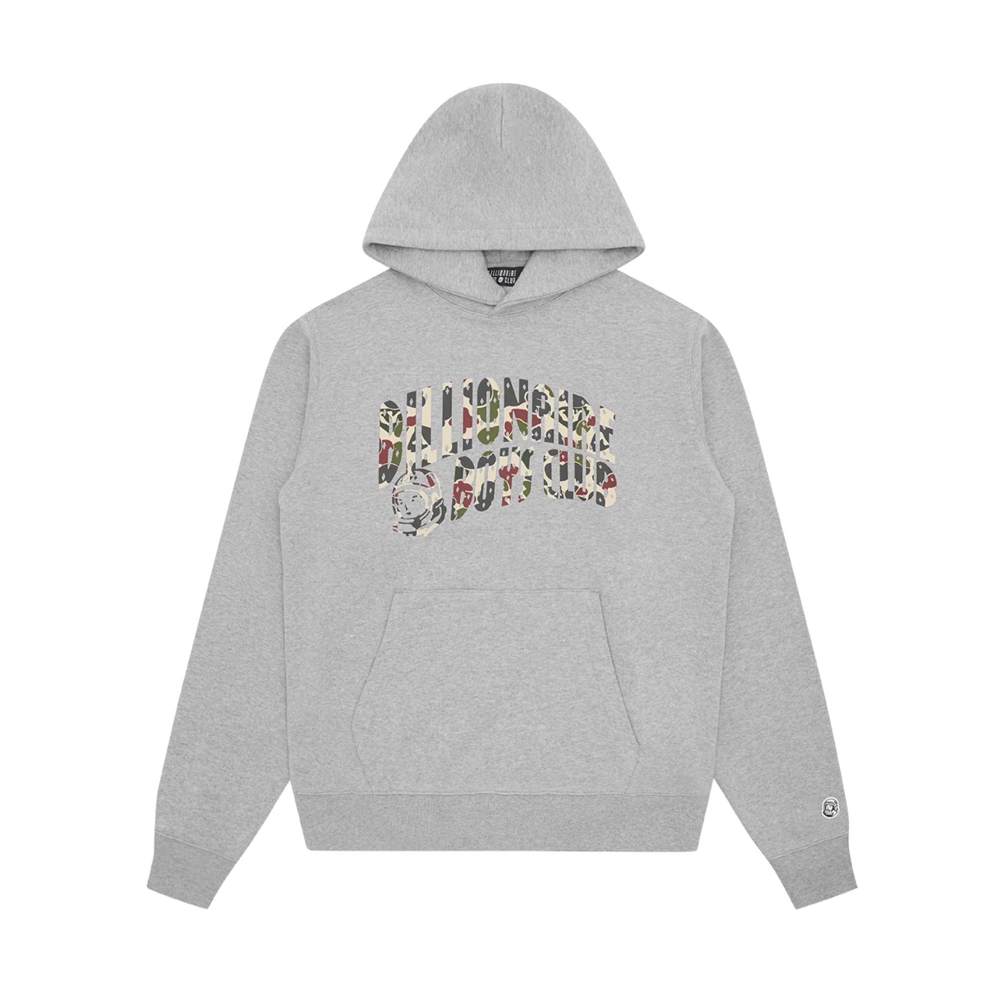 Billionaire Boys Club Duck Camo Arch Logo Popover Hood Grey Gray