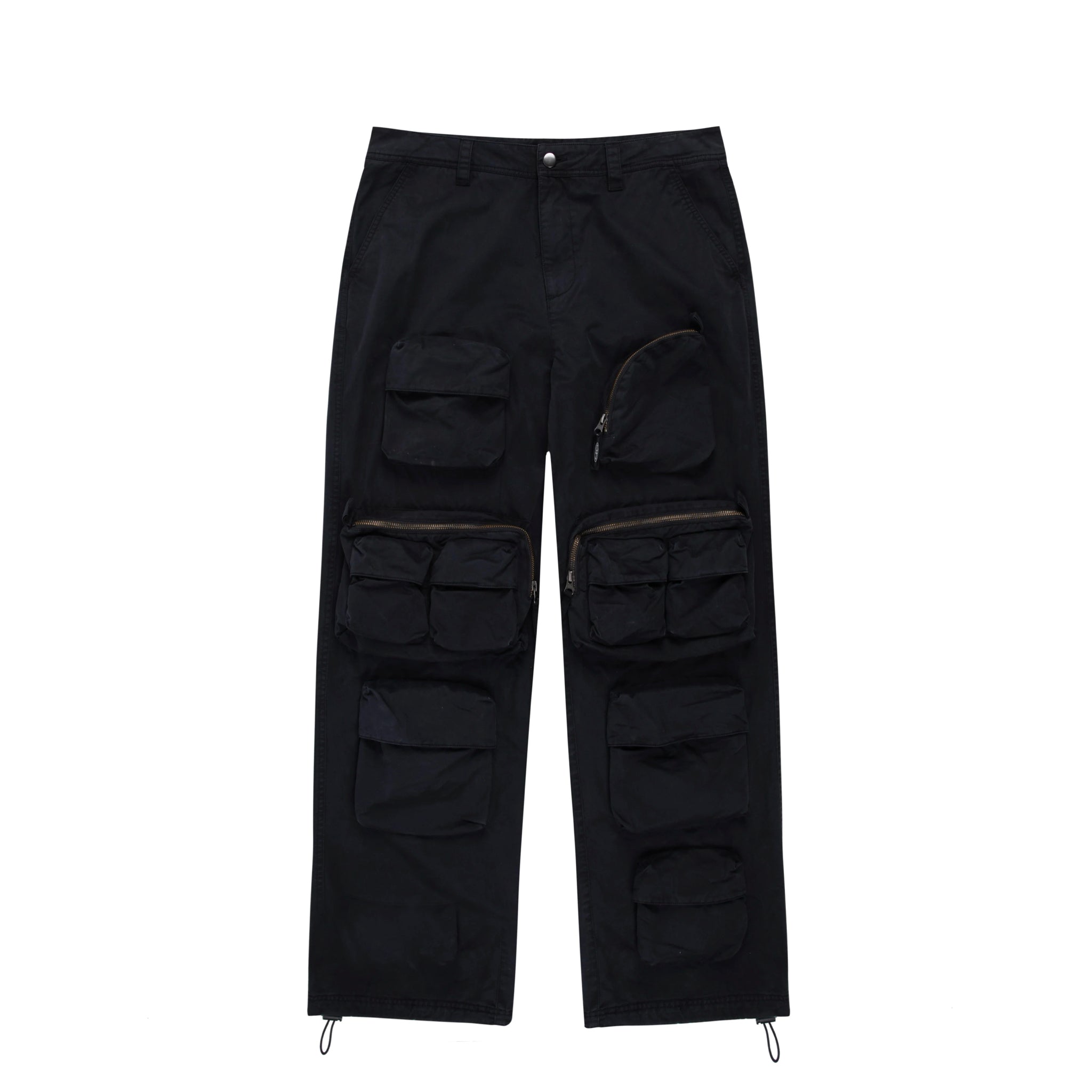 Boiler Room Garment Dye Block Cargo Pant Washed Black Black