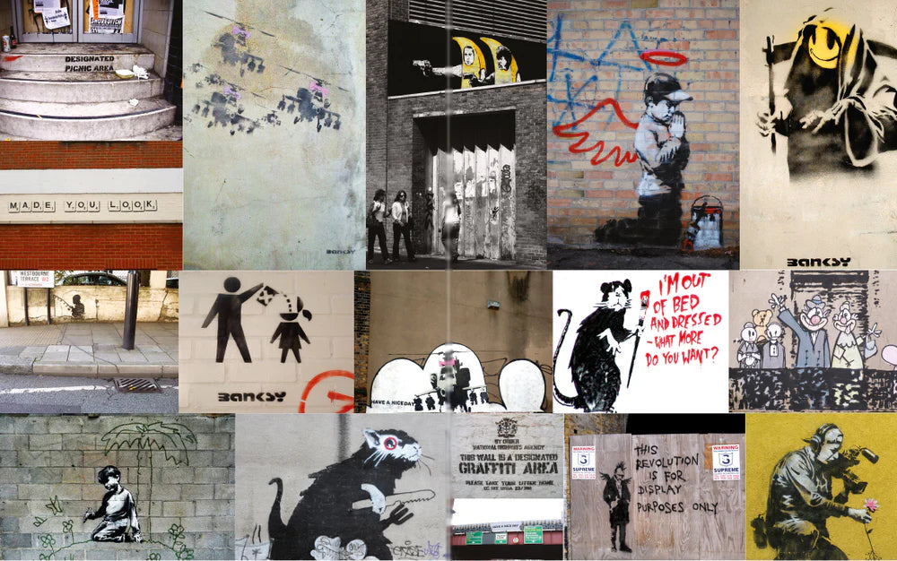 Banksy – You are an acceptable level of threat Dark Gray