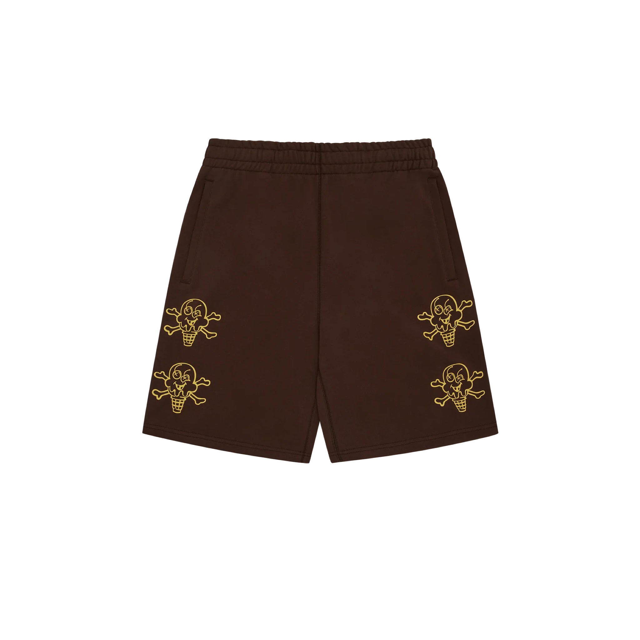 ICECREAM Cones And Bones Sweatshorts Brown Black