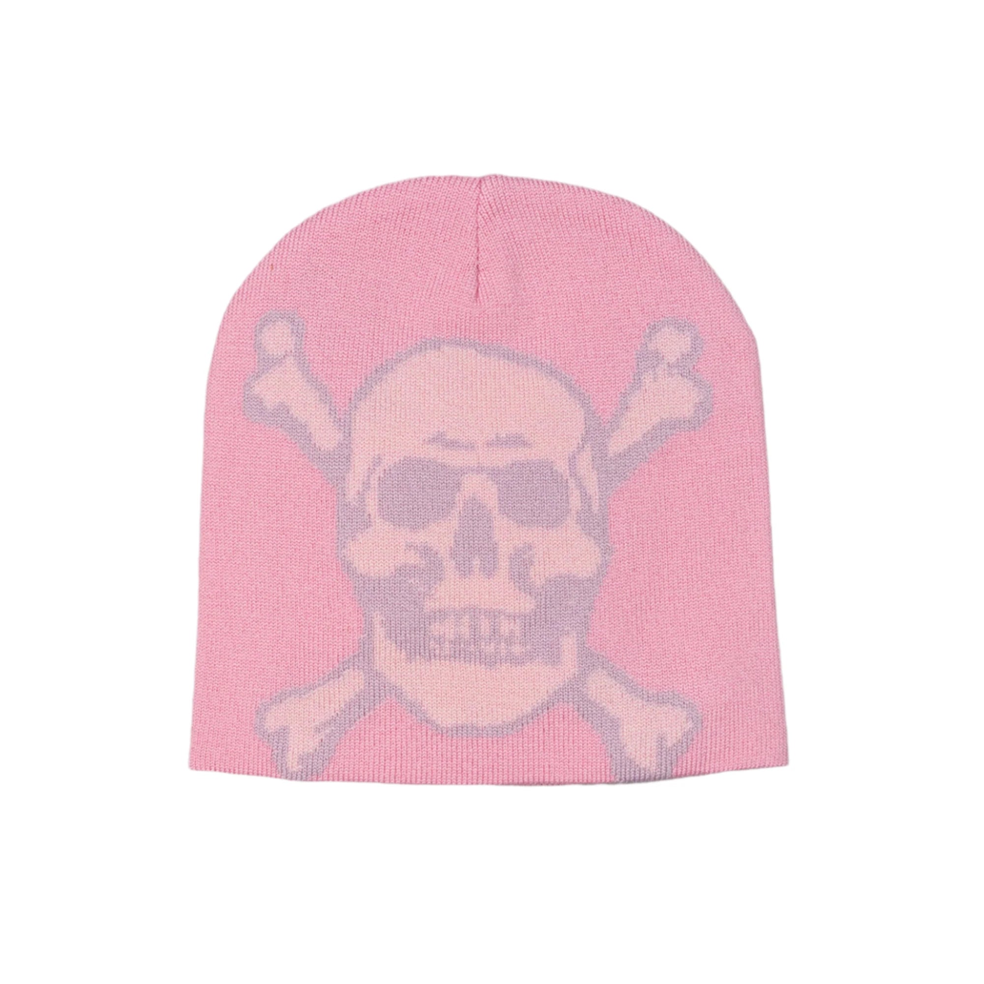 PDF Skull Beanie Pink Light Pink