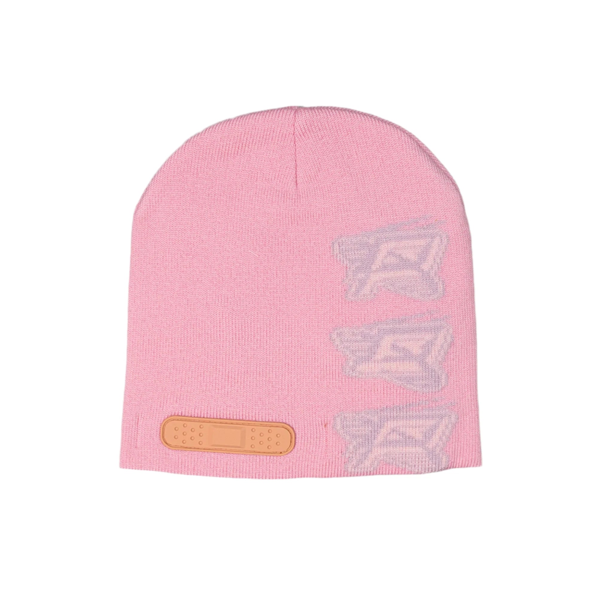 PDF Skull Beanie Pink Light Pink