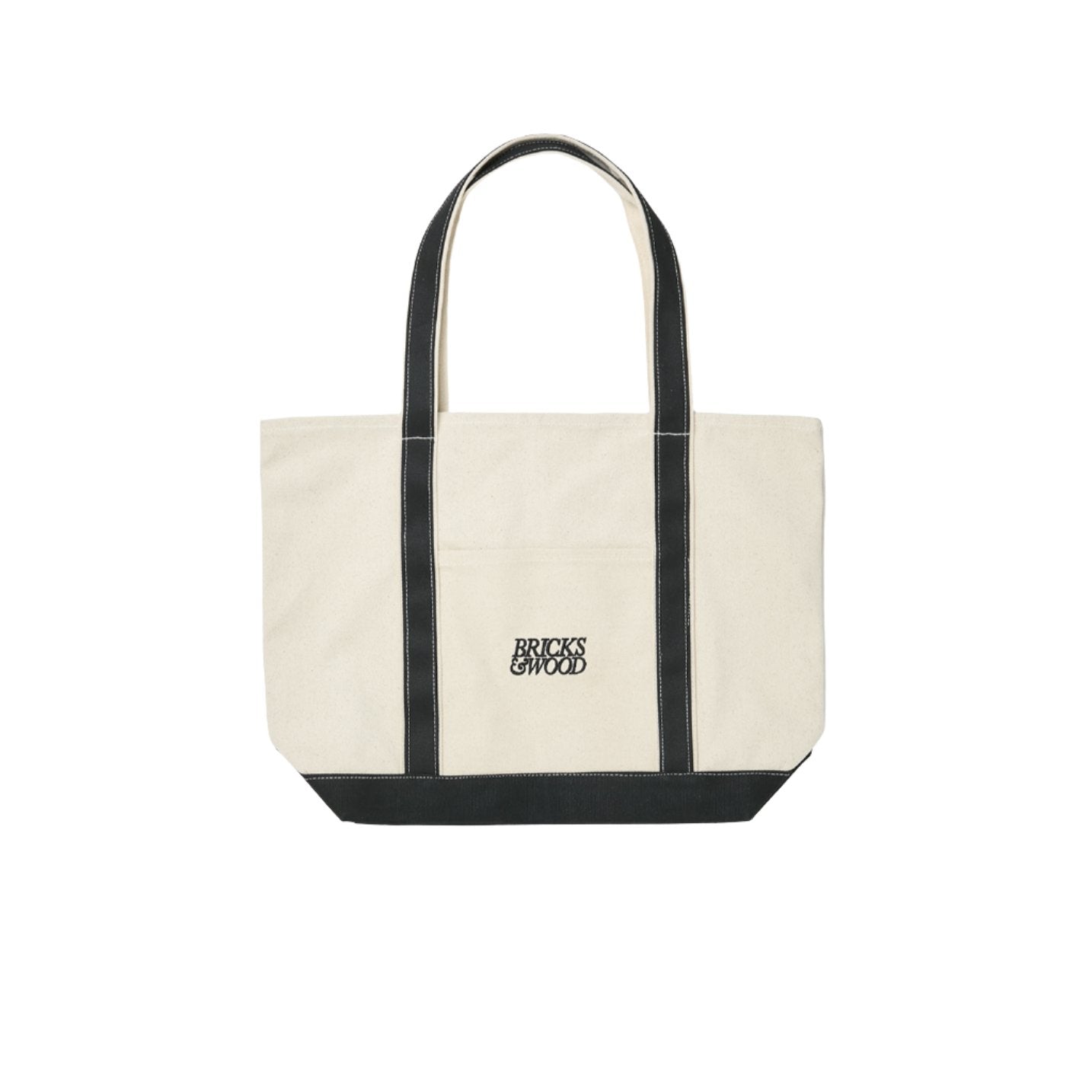 Bricks & Wood Boat Tote Black Dark Slate Gray