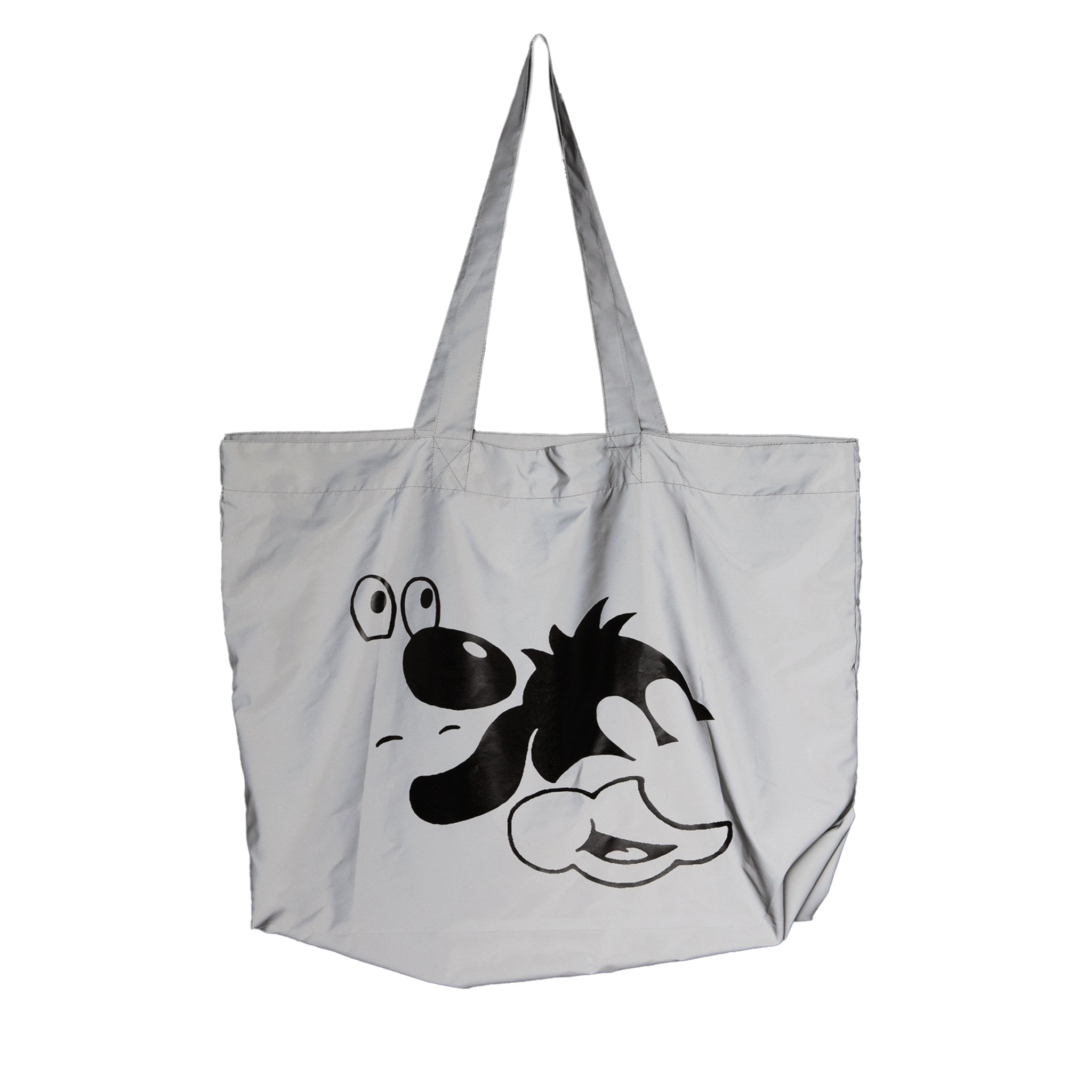 Public Possession Hey Moon Tote Bag Gray