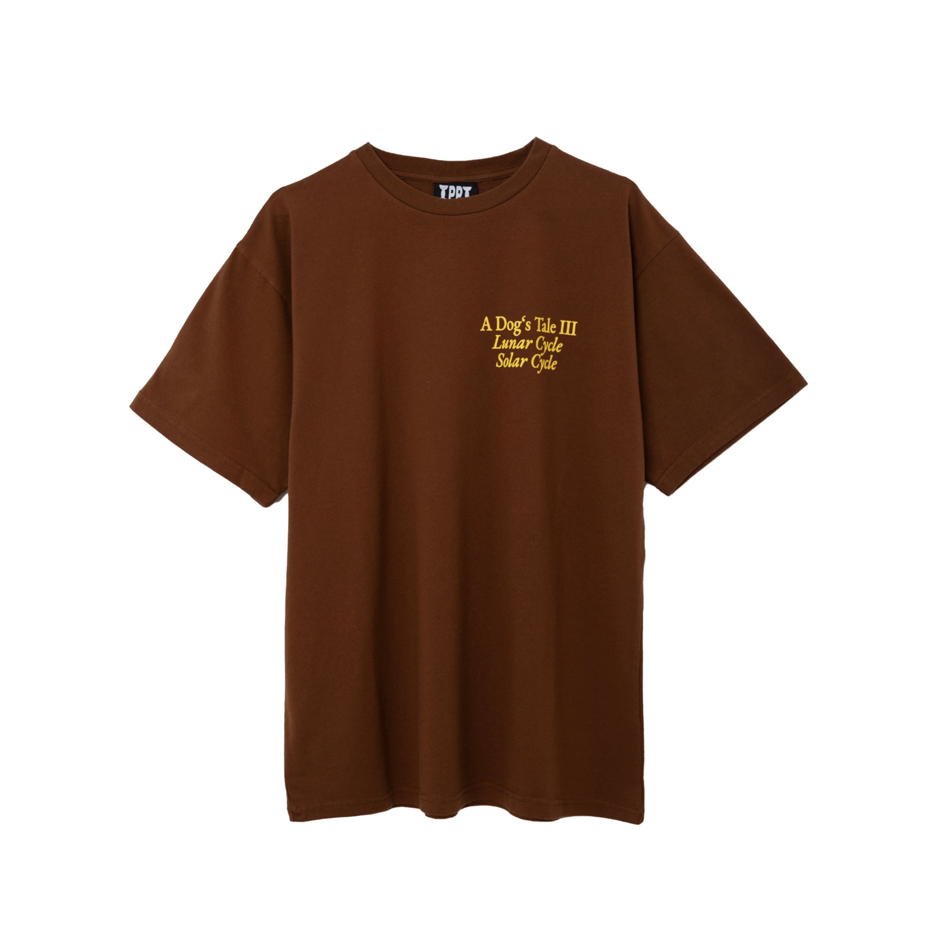 Public Possession Lunar / Solar Dog T-Shirt Brown