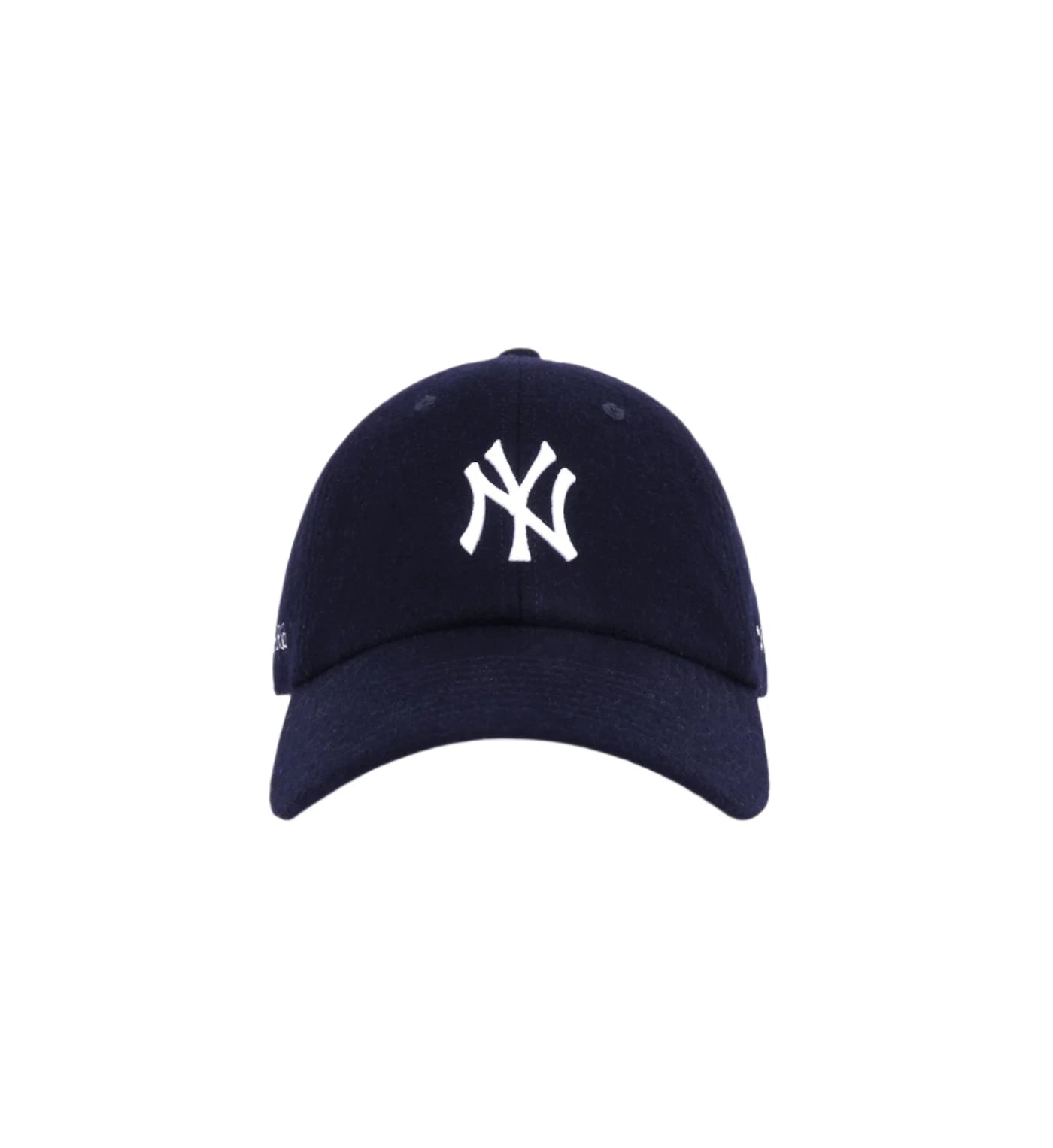 Sporty & Rich Yankees Serif Wool Hat - Navy/White Dark Slate Gray