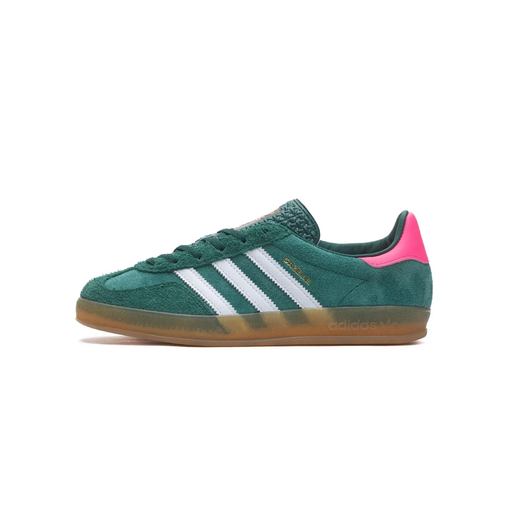 adidas Gazelle Indoor Collegiate Green Lucid Pink Dark Slate Gray