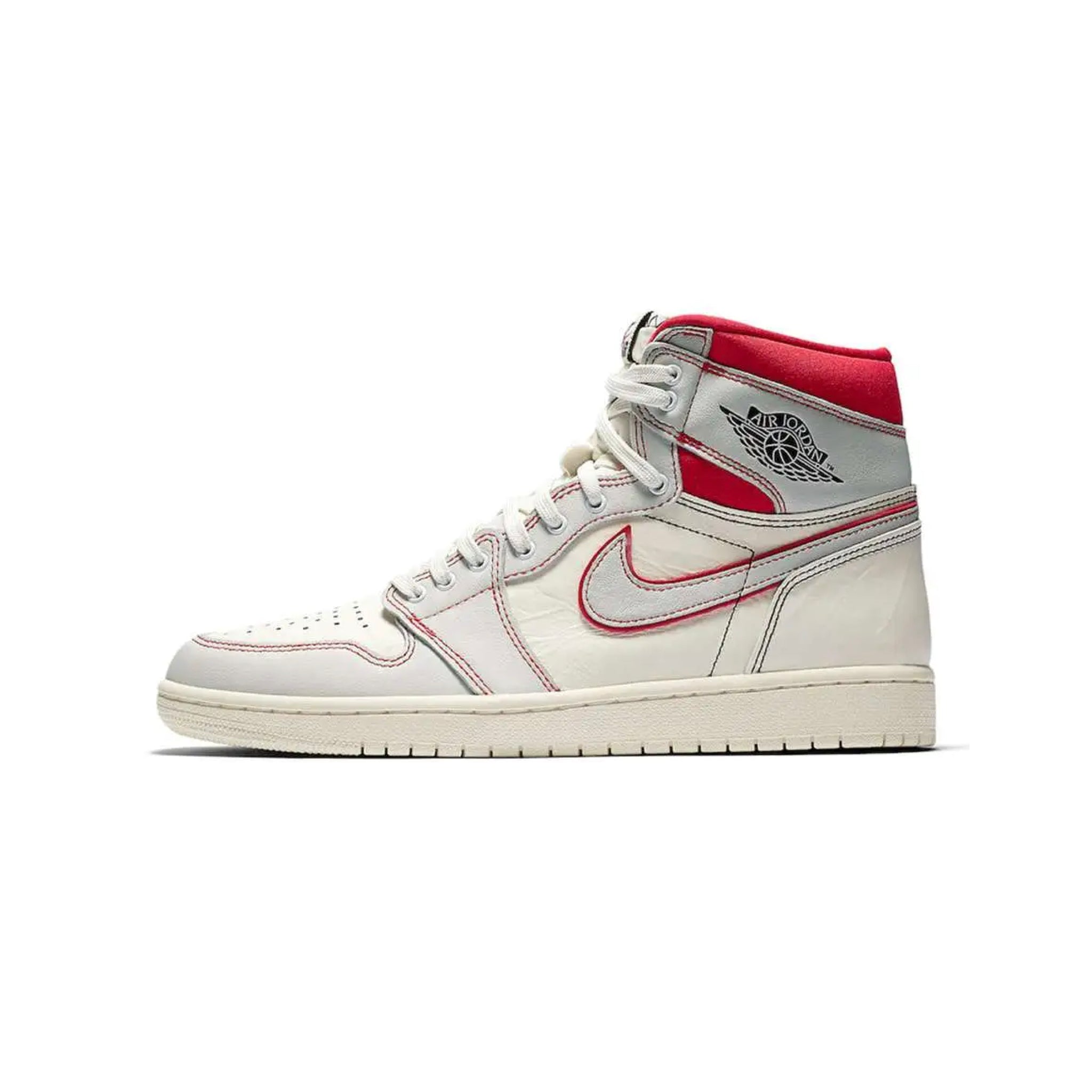 Air Jordan 1 High Phantom Gym Red Light Gray