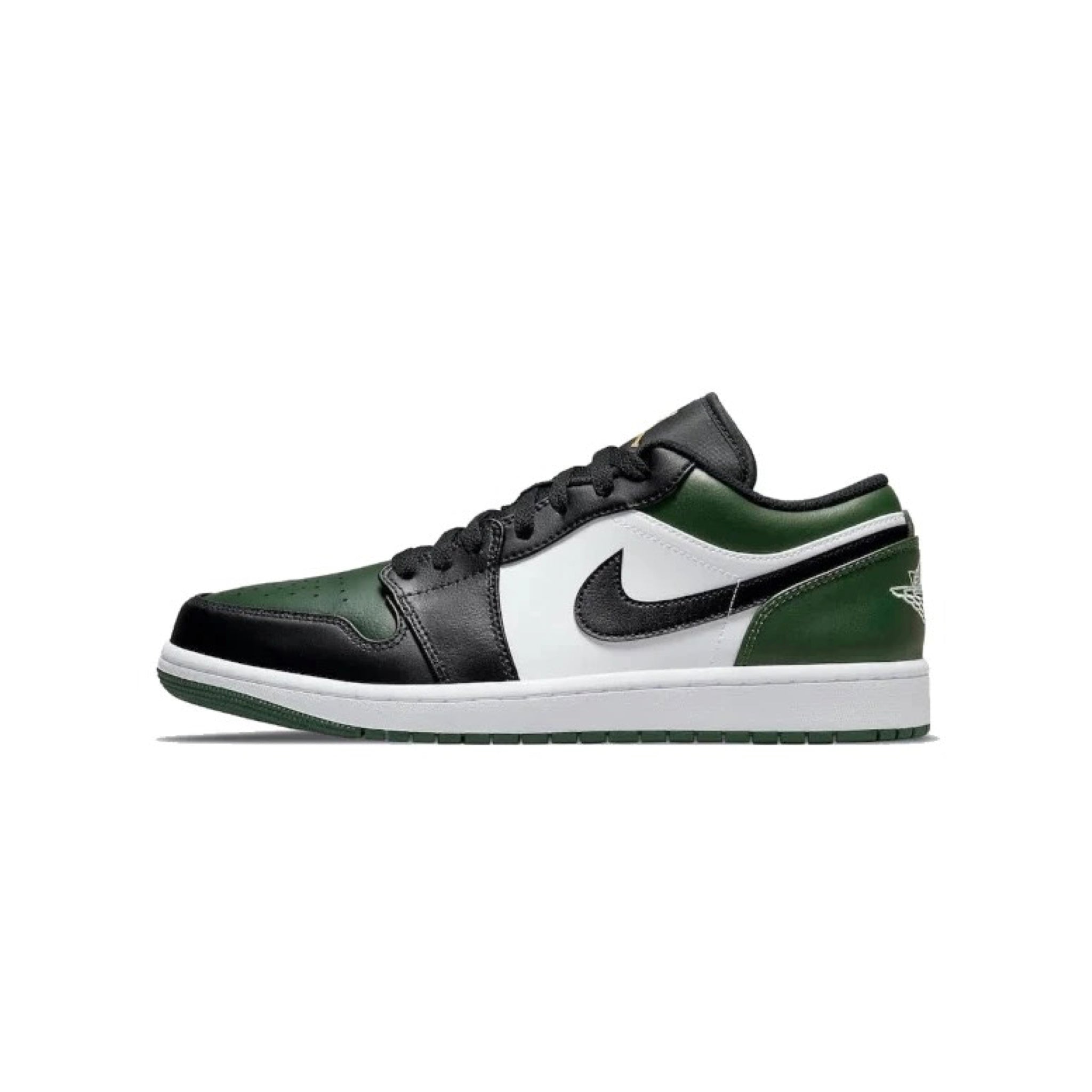 Air Jordan 1 Low Green Toe Light Gray