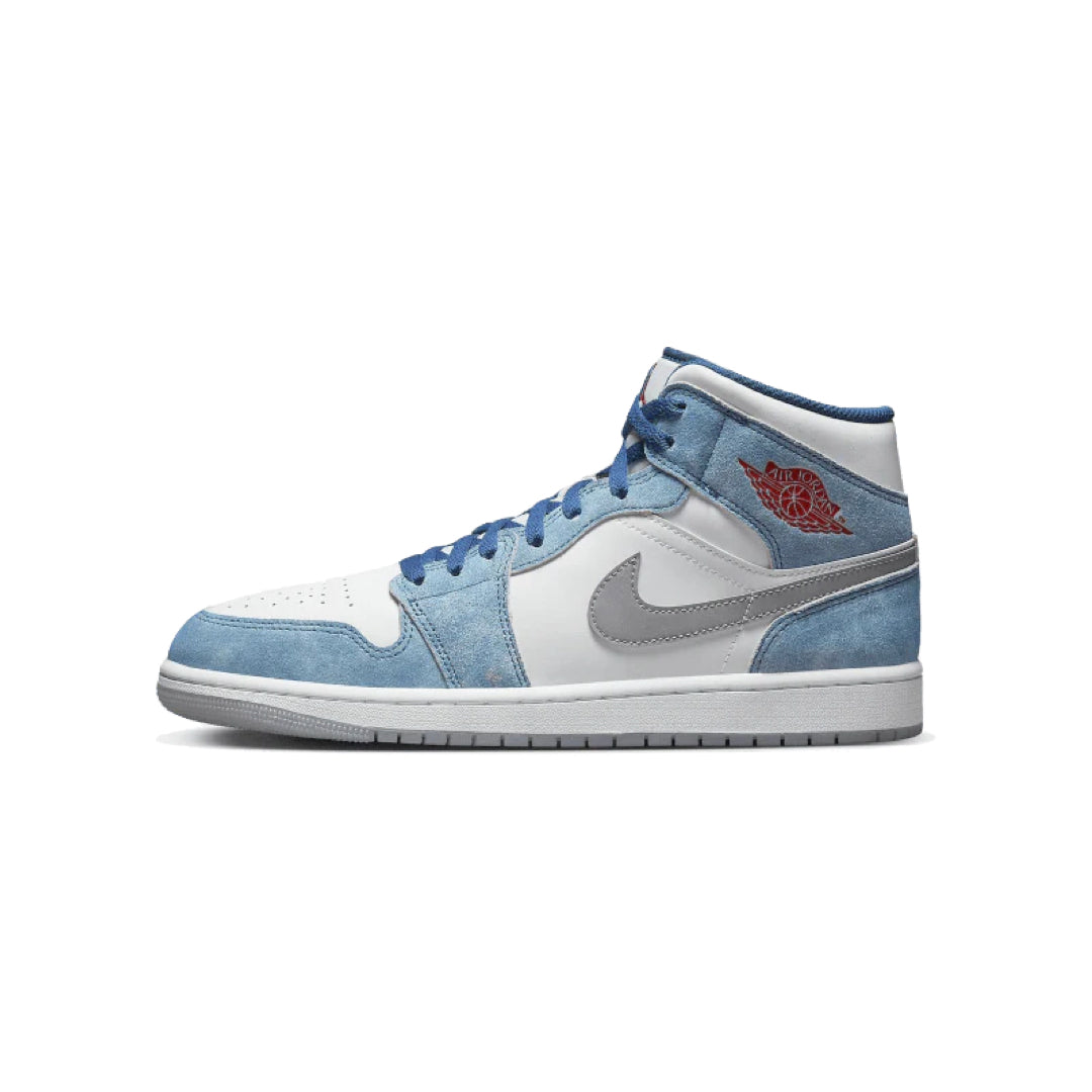 Air Jordan 1 Mid French Blue Dark Gray