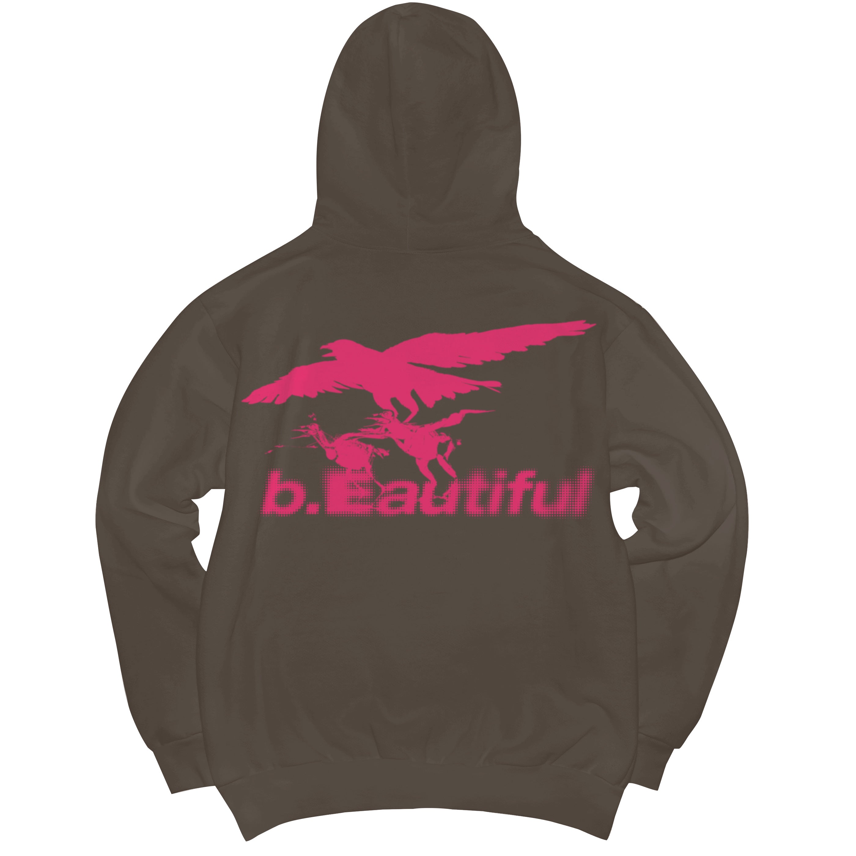 b.Eautiful Crow Hoodie Clove Dark Olive Green