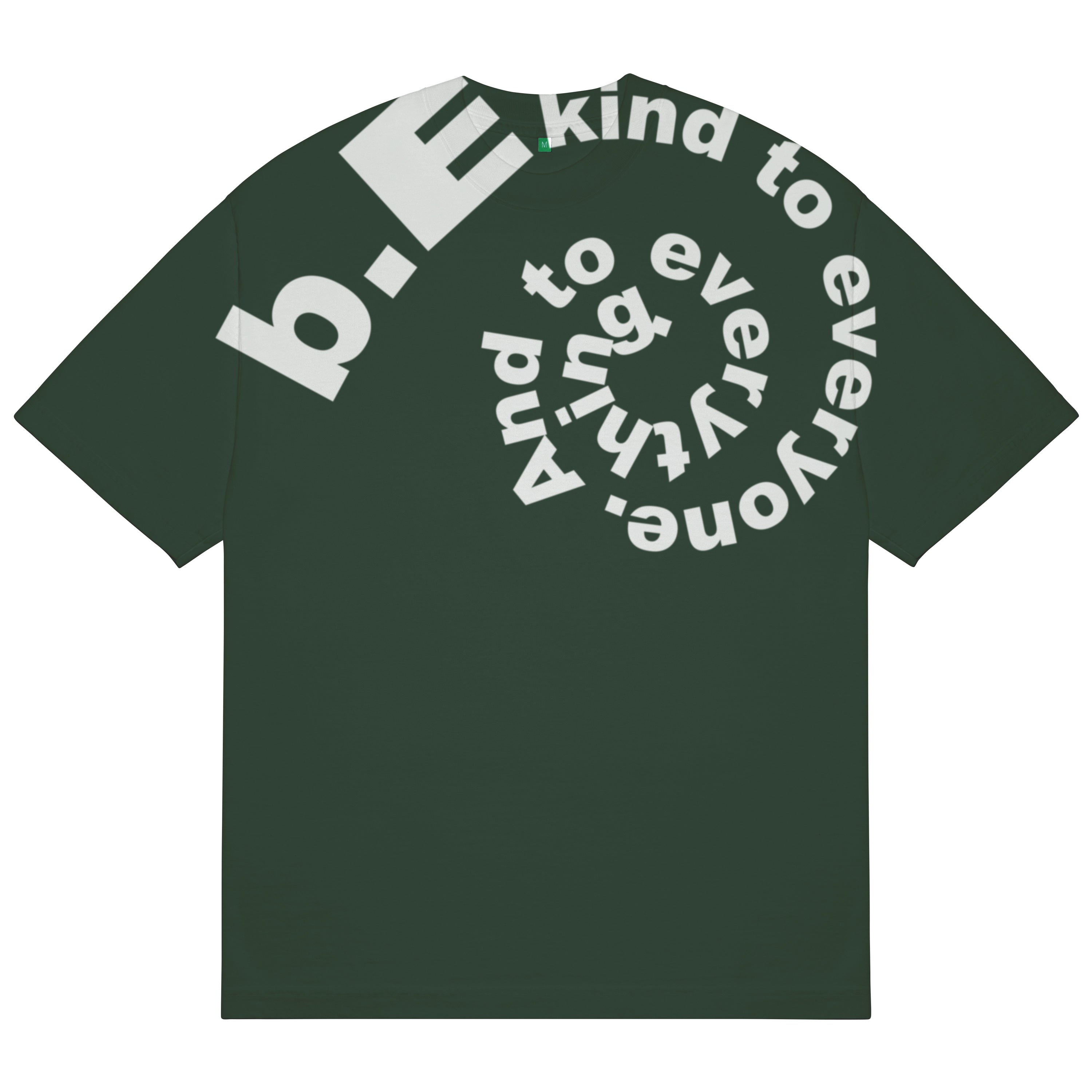 b.Eautiful b.E Kind Swirl T-Shirt Green Dark Slate Gray