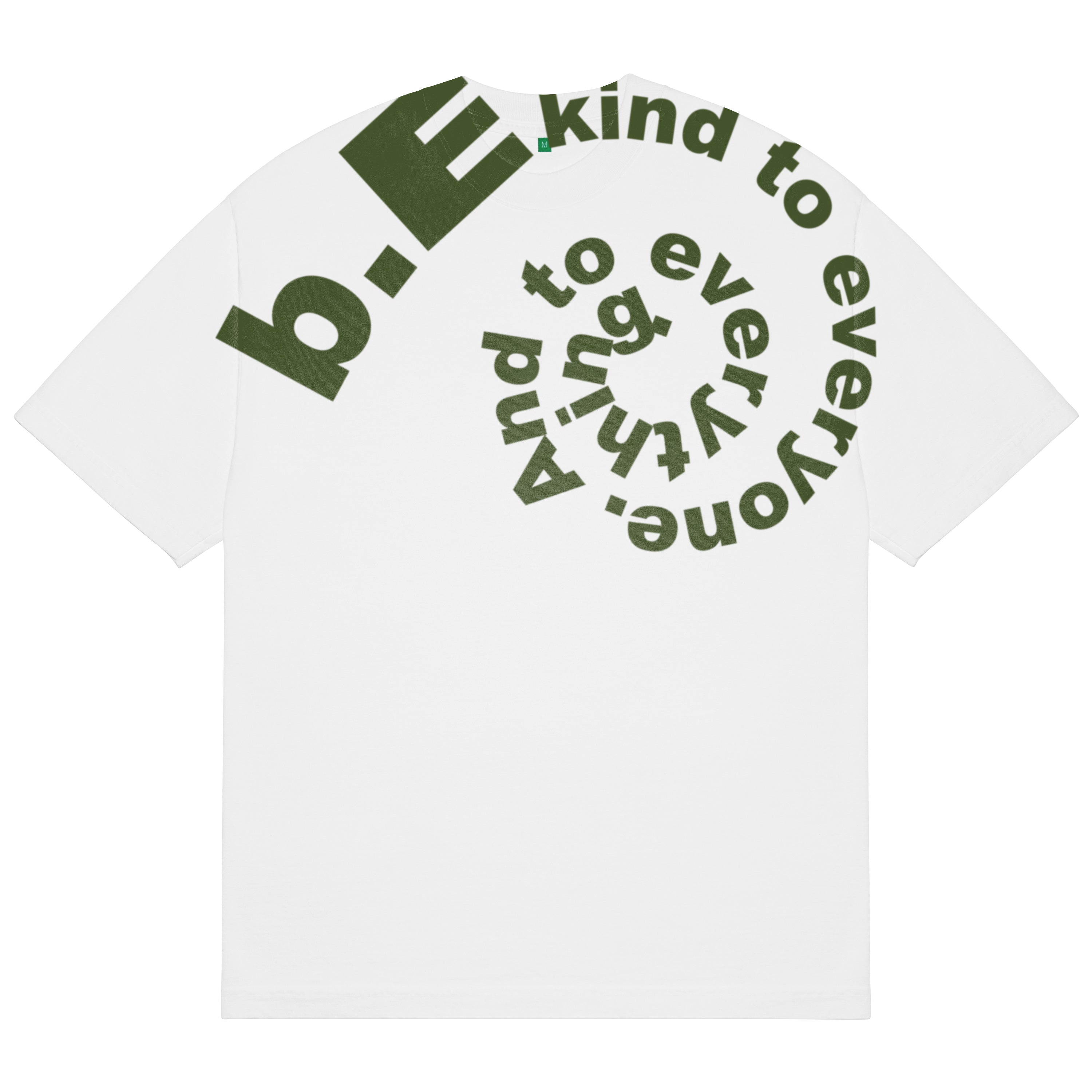 b.Eautiful b.E Kind Swirl T-Shirt White White Smoke