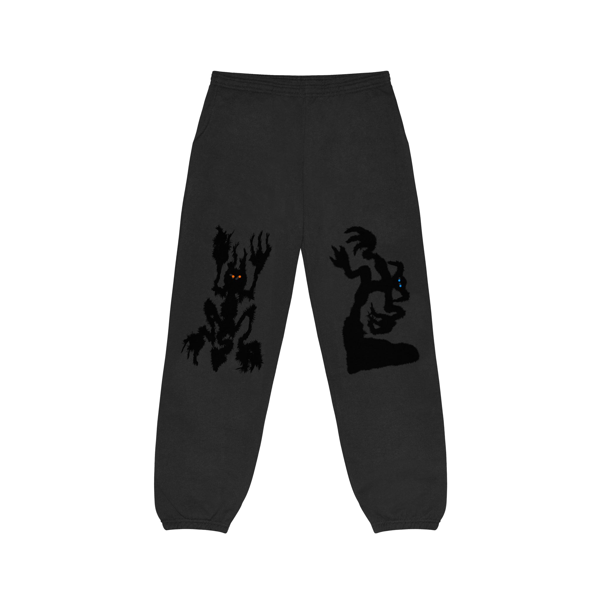 b.Eautiful x NANOOK Bigfoot Sweatpants Vintage Black Dark Slate Gray