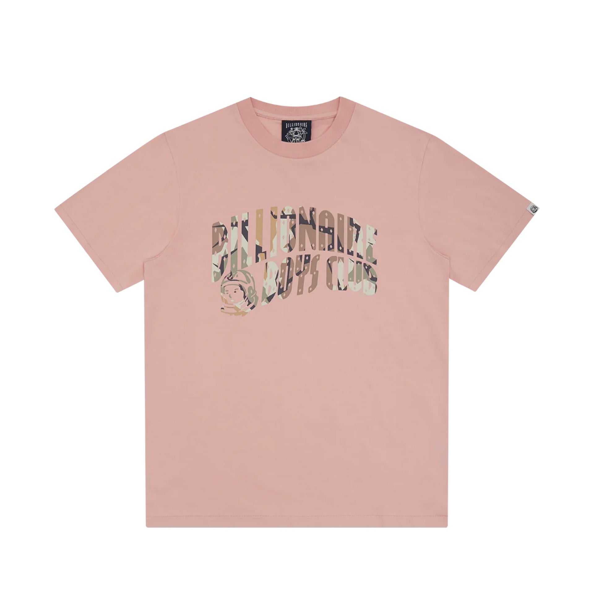 Billionaire Boys Club Camo Arch Logo T-Shirt Pink