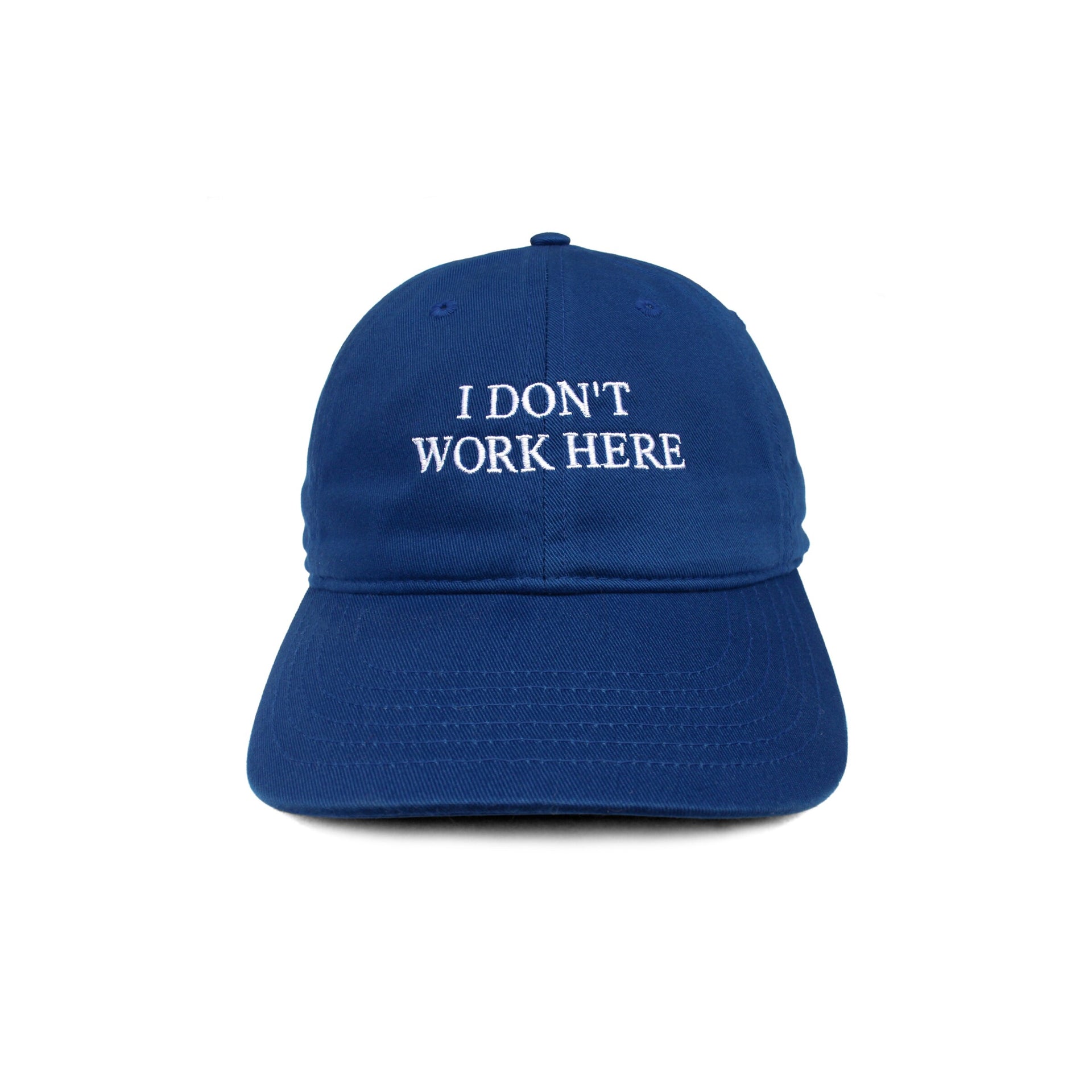 IDEA Sorry / I Don't Work Here Hat Blue