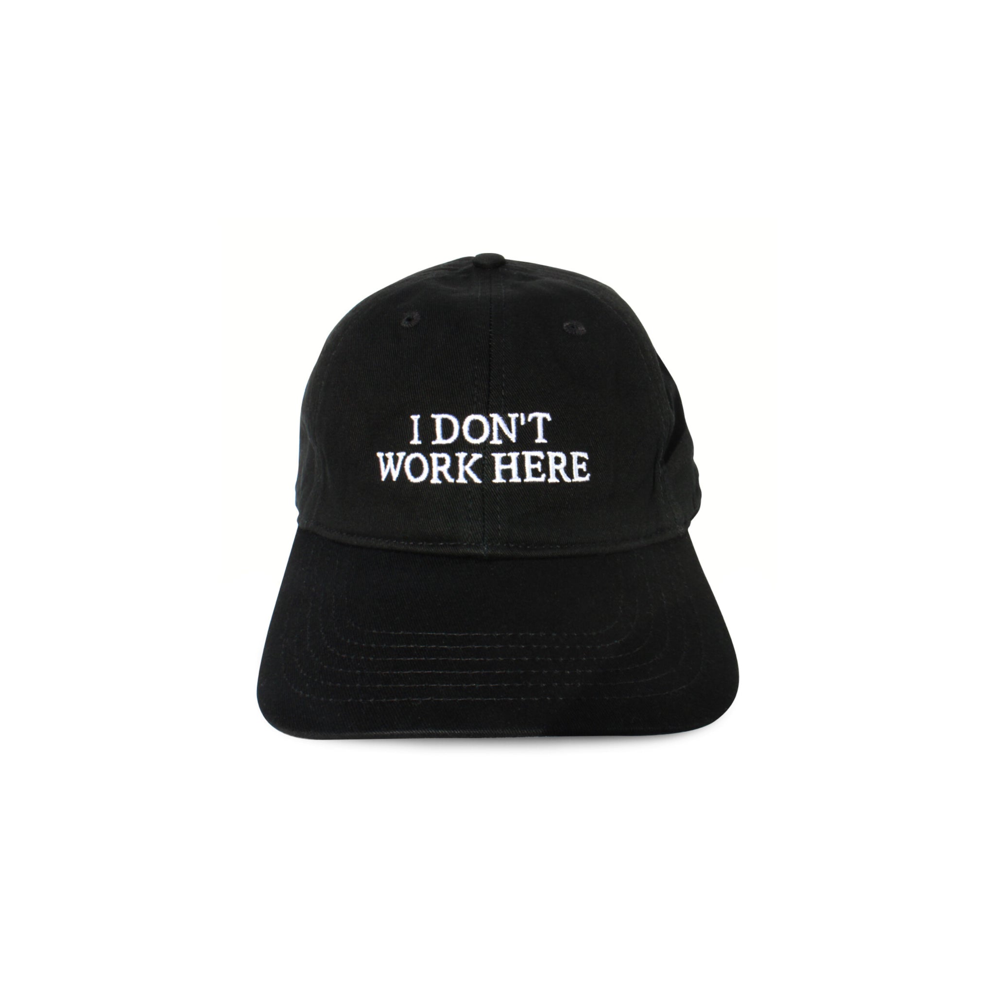 IDEA Sorry / I Don't Work Here Hat Black Black