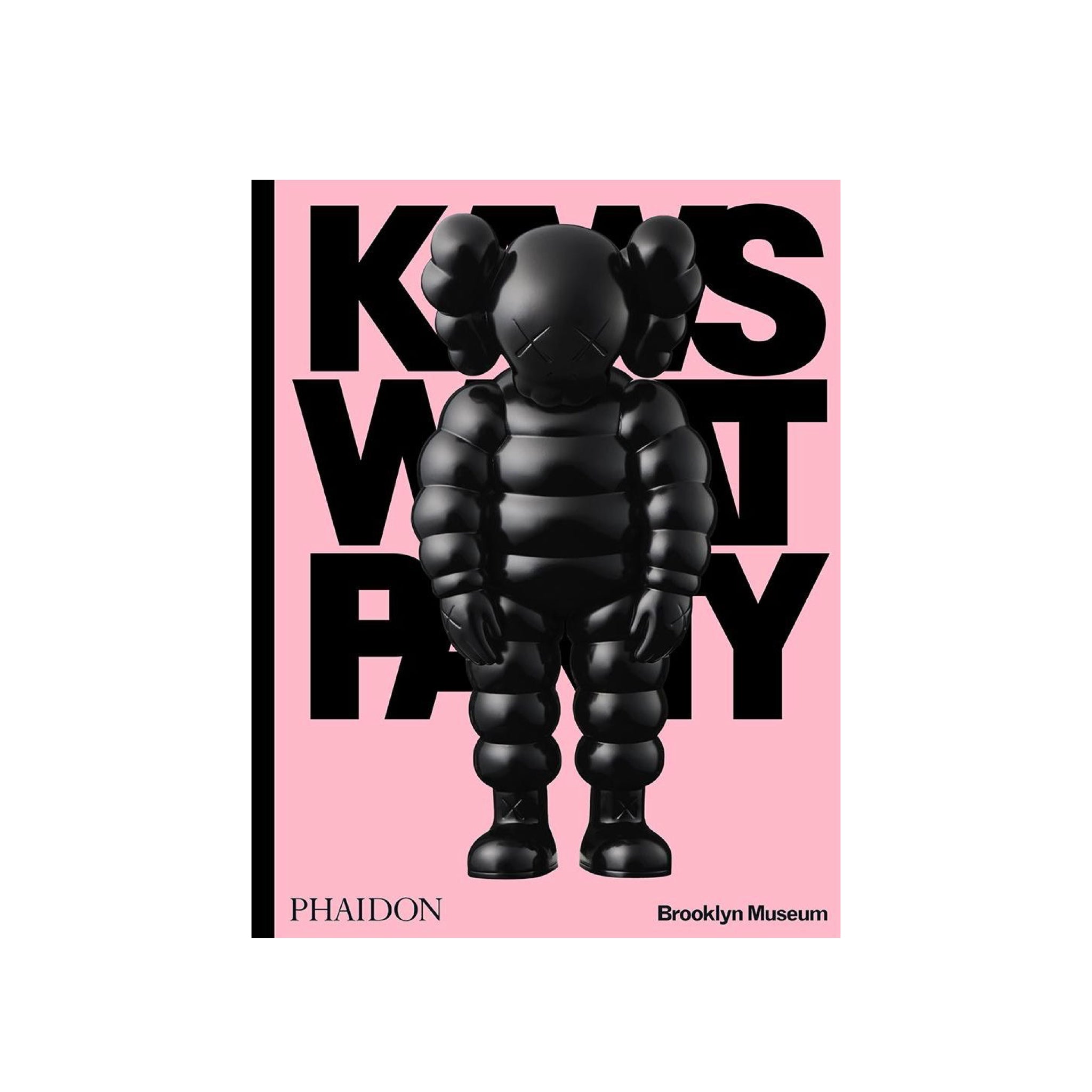 KAWS: What A Party - Black on Pink Book Black