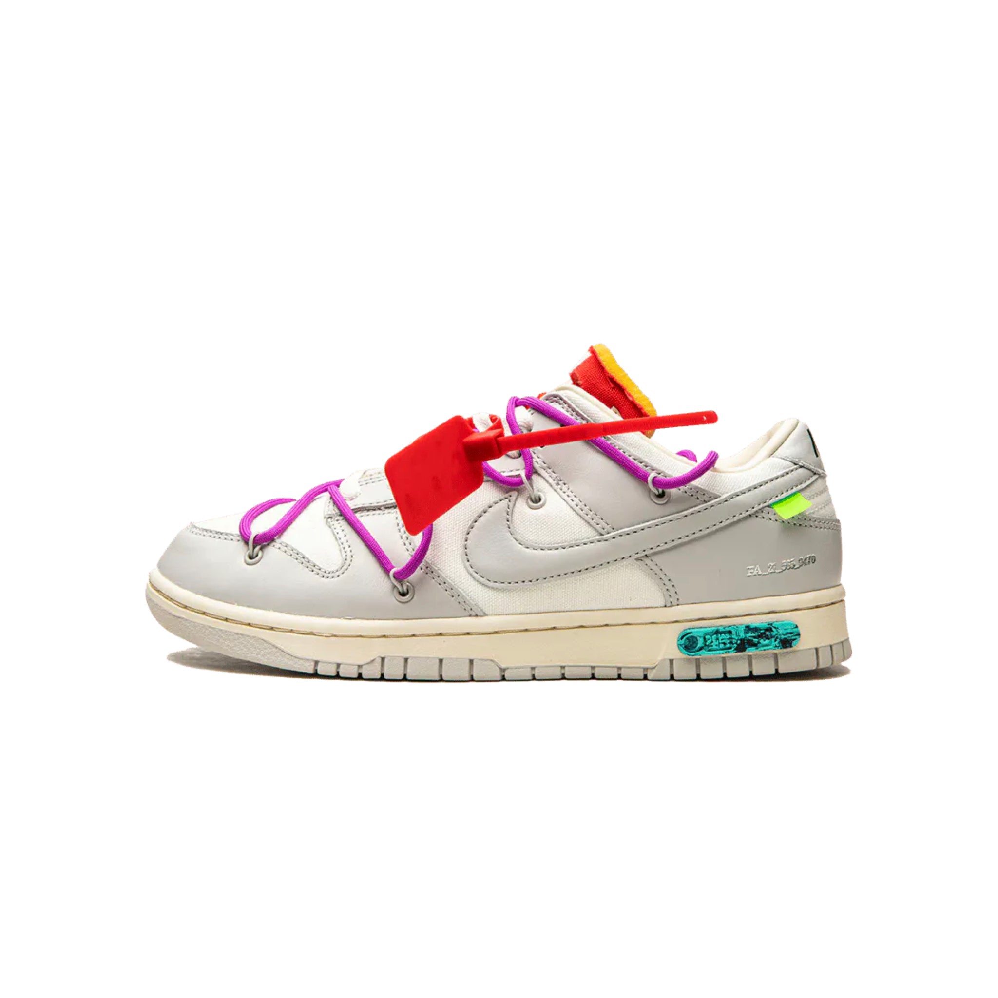 Dunk Low Off-White Lot 45 Gray