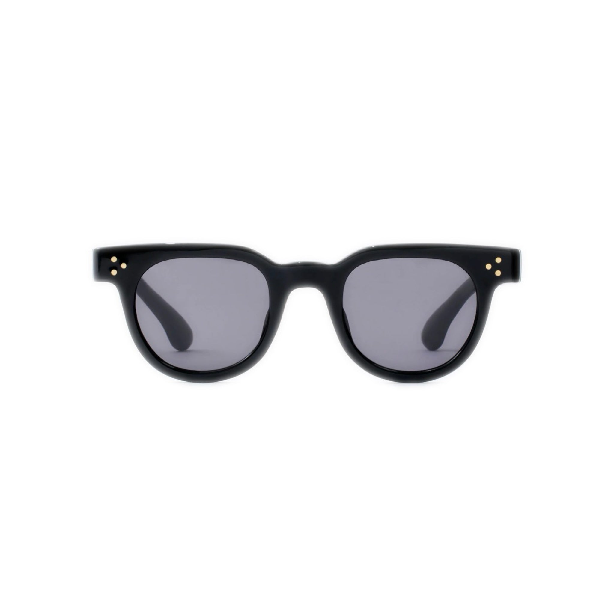 Sporty & Rich Frame N.04 - Sunglasses (Black) Light Slate Gray