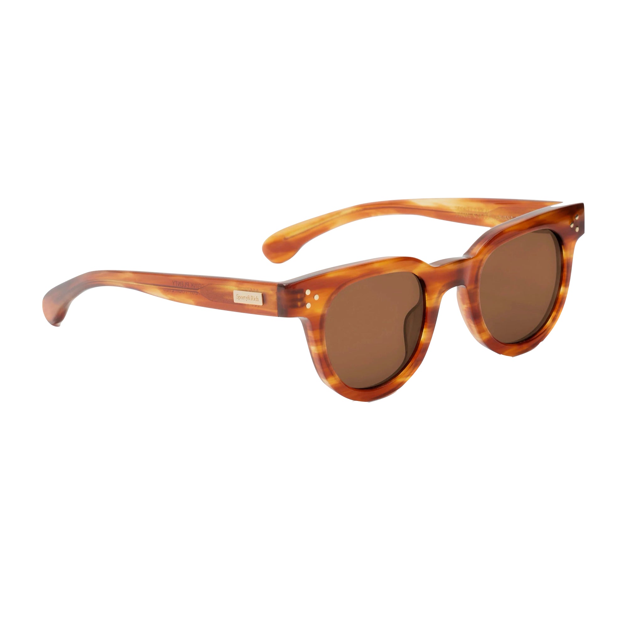 Sporty & Rich Frame N.04 - Sunglasses (Havana) Sienna