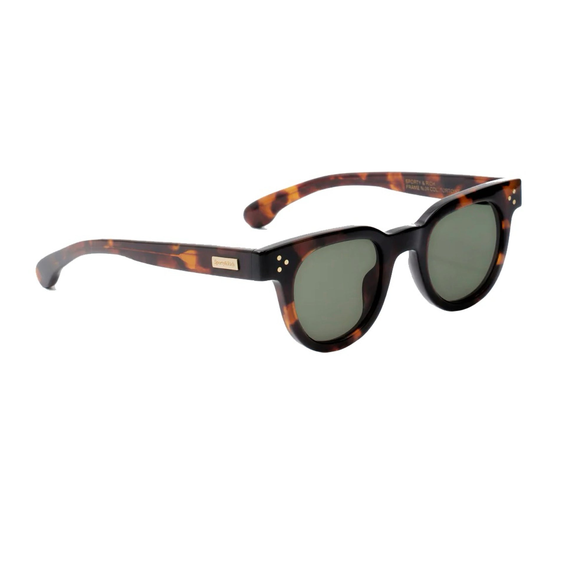 Sporty & Rich Frame N.04 - Sunglasses (Tortoise)