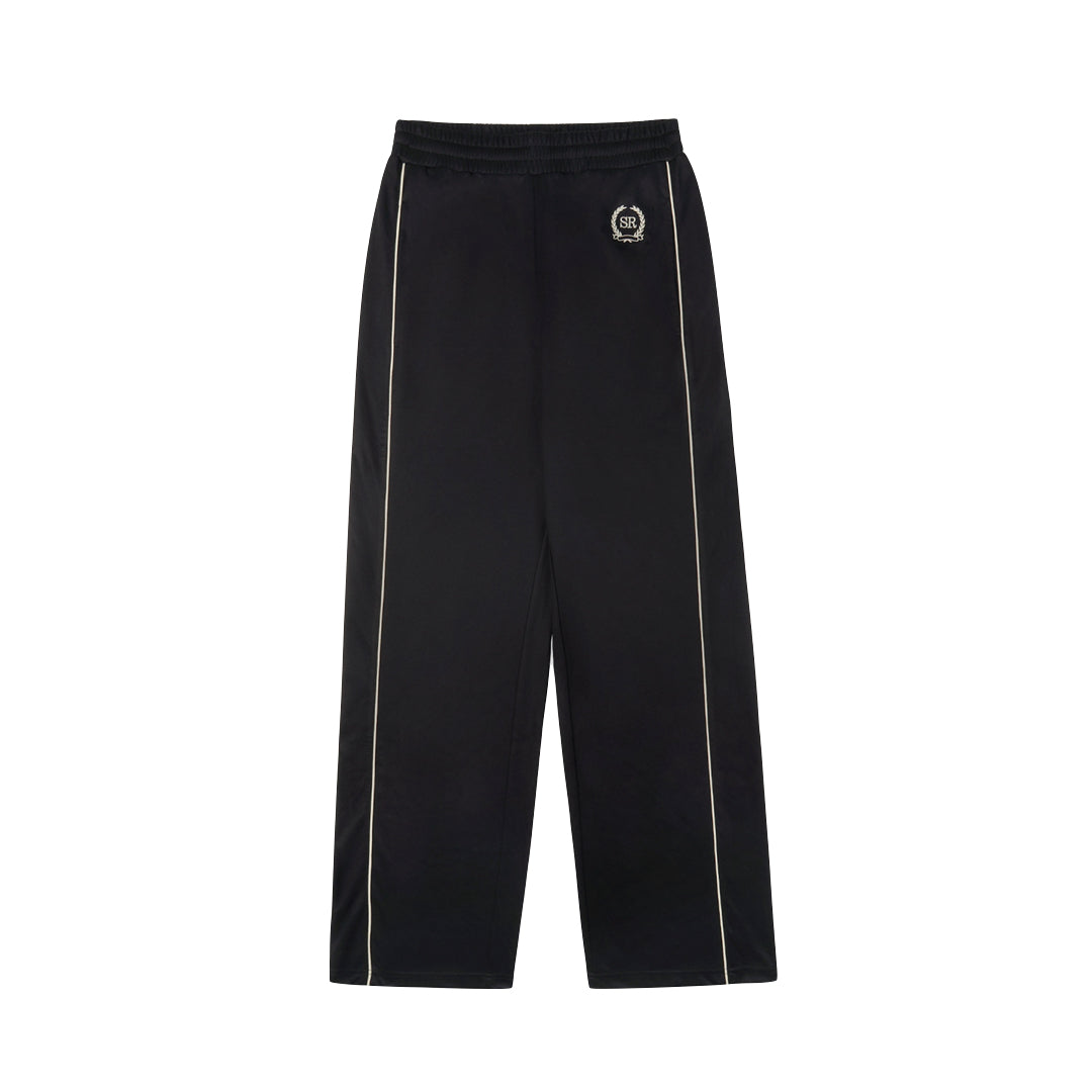 Sporty & Rich Golf Embroidered Tracksuit Pants Black/Cream Black