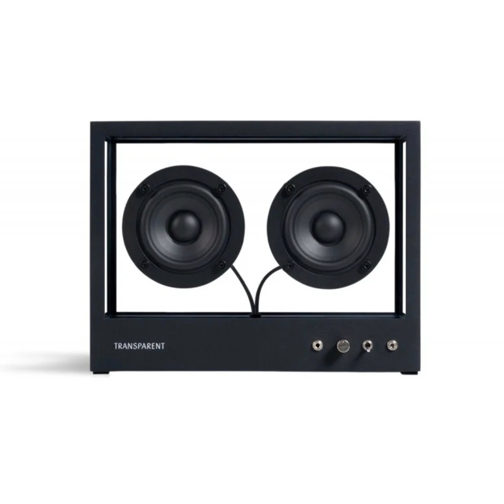 TRANSPARENT Small Transparent Speaker Black Dark Slate Gray