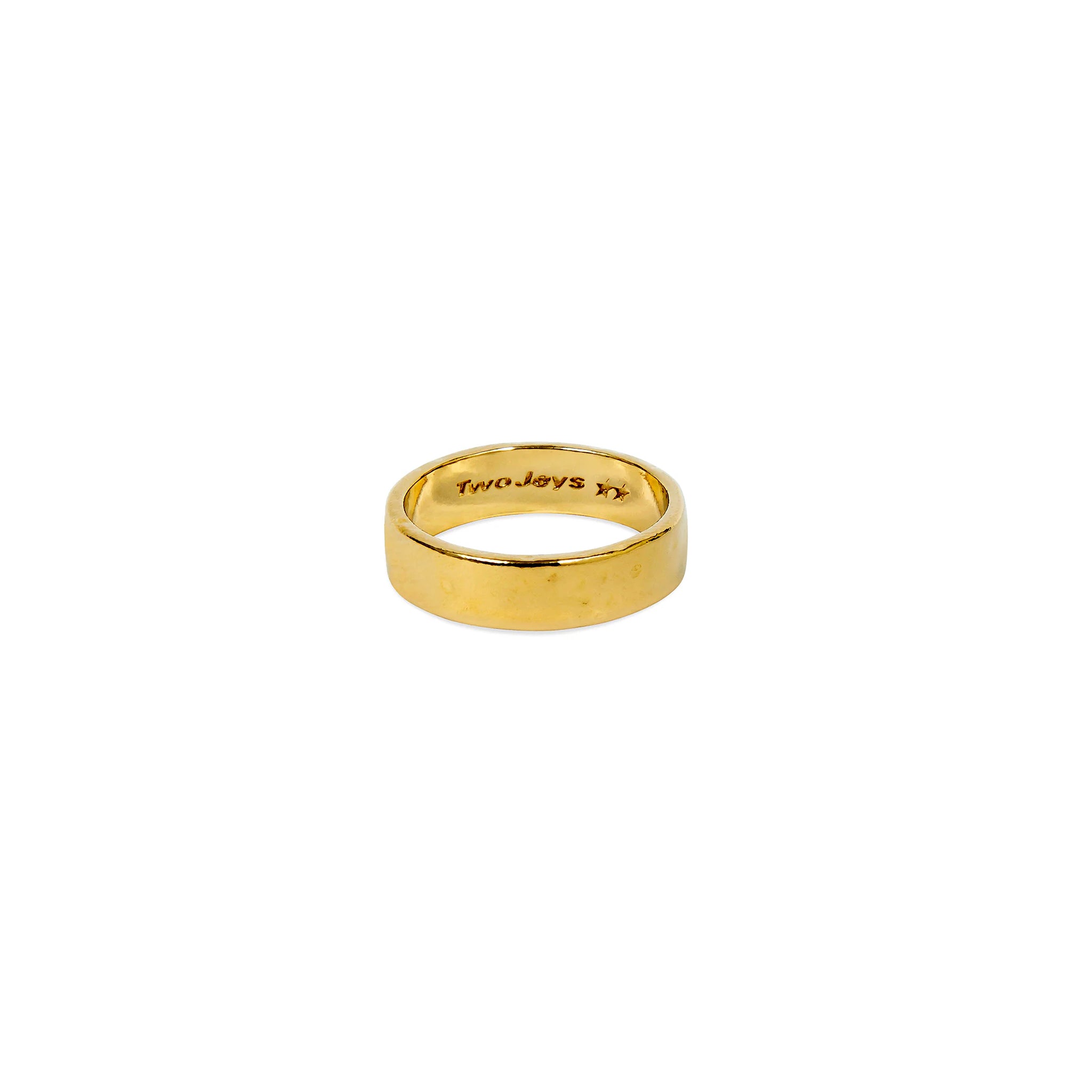 TwoJeys 01 Ring Gold Sandy Brown