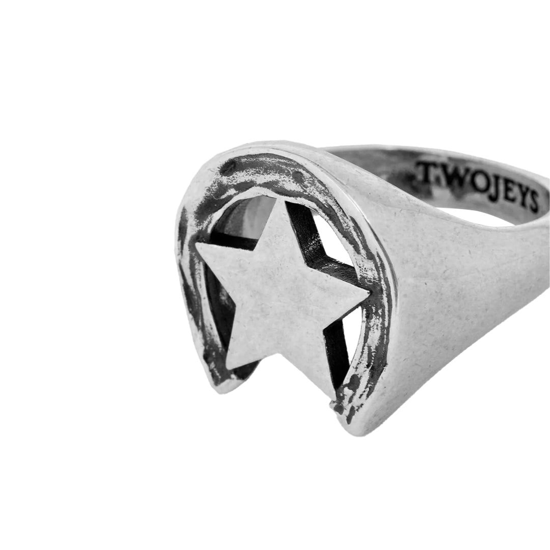 TwoJeys Star Ring Gray