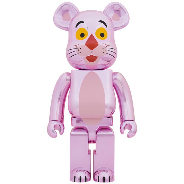1000% Bearbrick - Pink Panther (Chrome ed.)