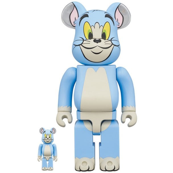 400% & 100% Bearbrick Set - Tom Classic Color (Tom &  Jerry)