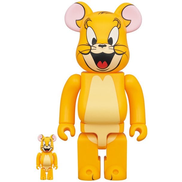 400% & 100% Bearbrick Set - Jerry Classic Color (Tom &  Jerry)