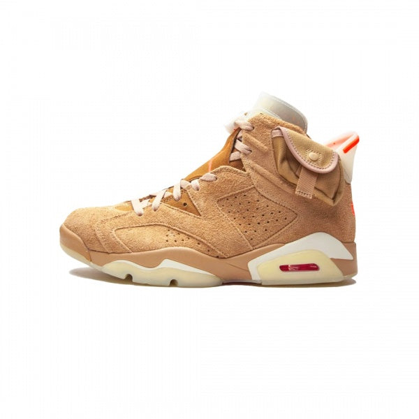 Air Jordan 6 Retro Travis Scott British Khaki Rosy Brown