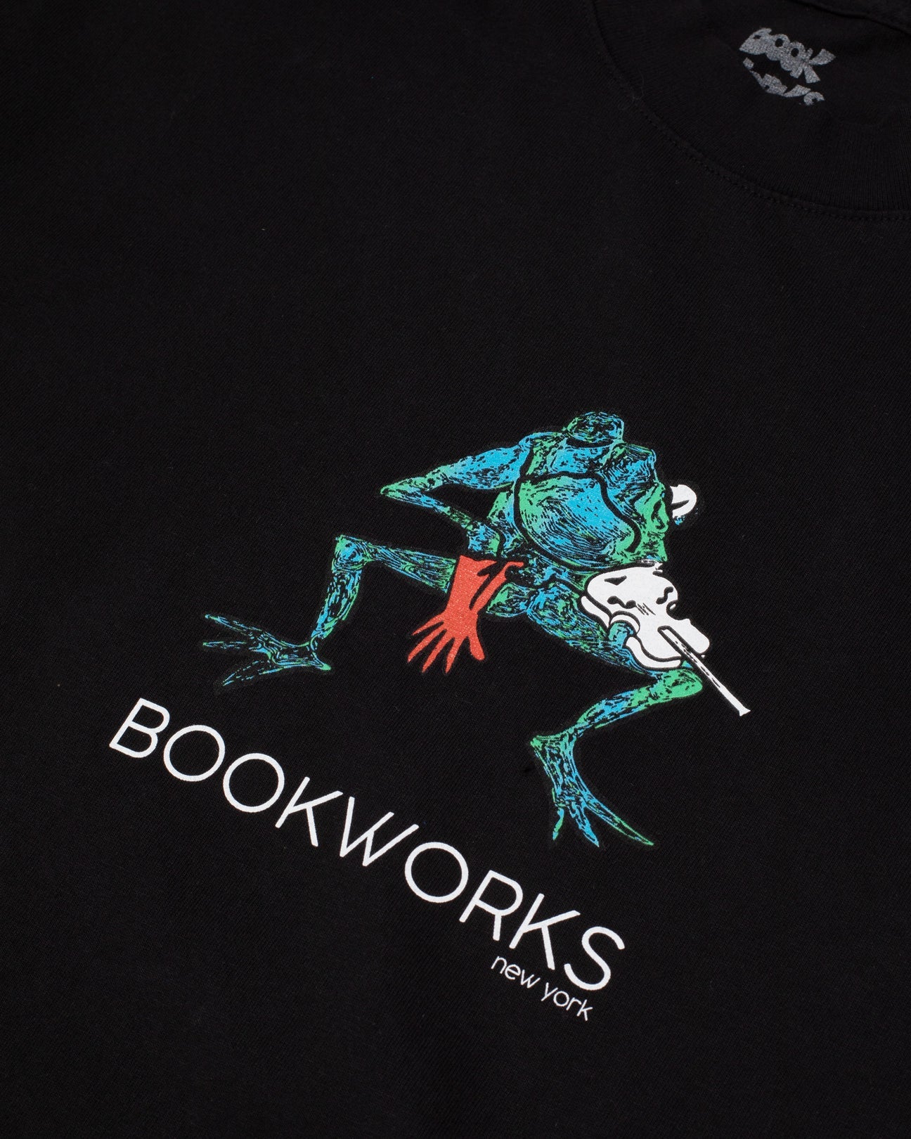 Book Works Froggy Black T-Shirt