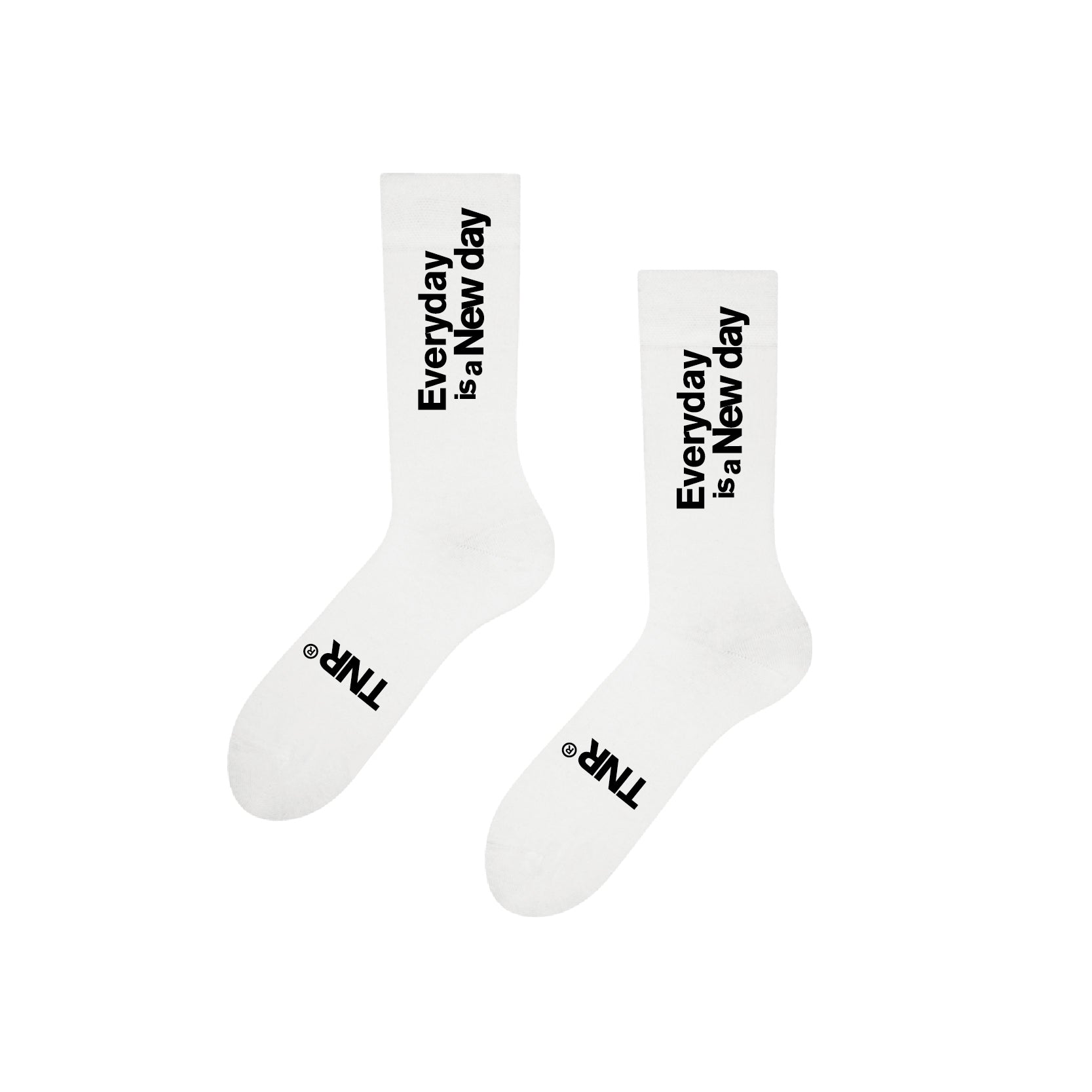 The New Room Everyday Socks White Smoke