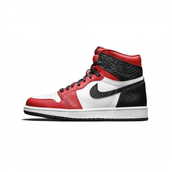 Air Jordan 1 High Satin Snake Chicago W Light Gray