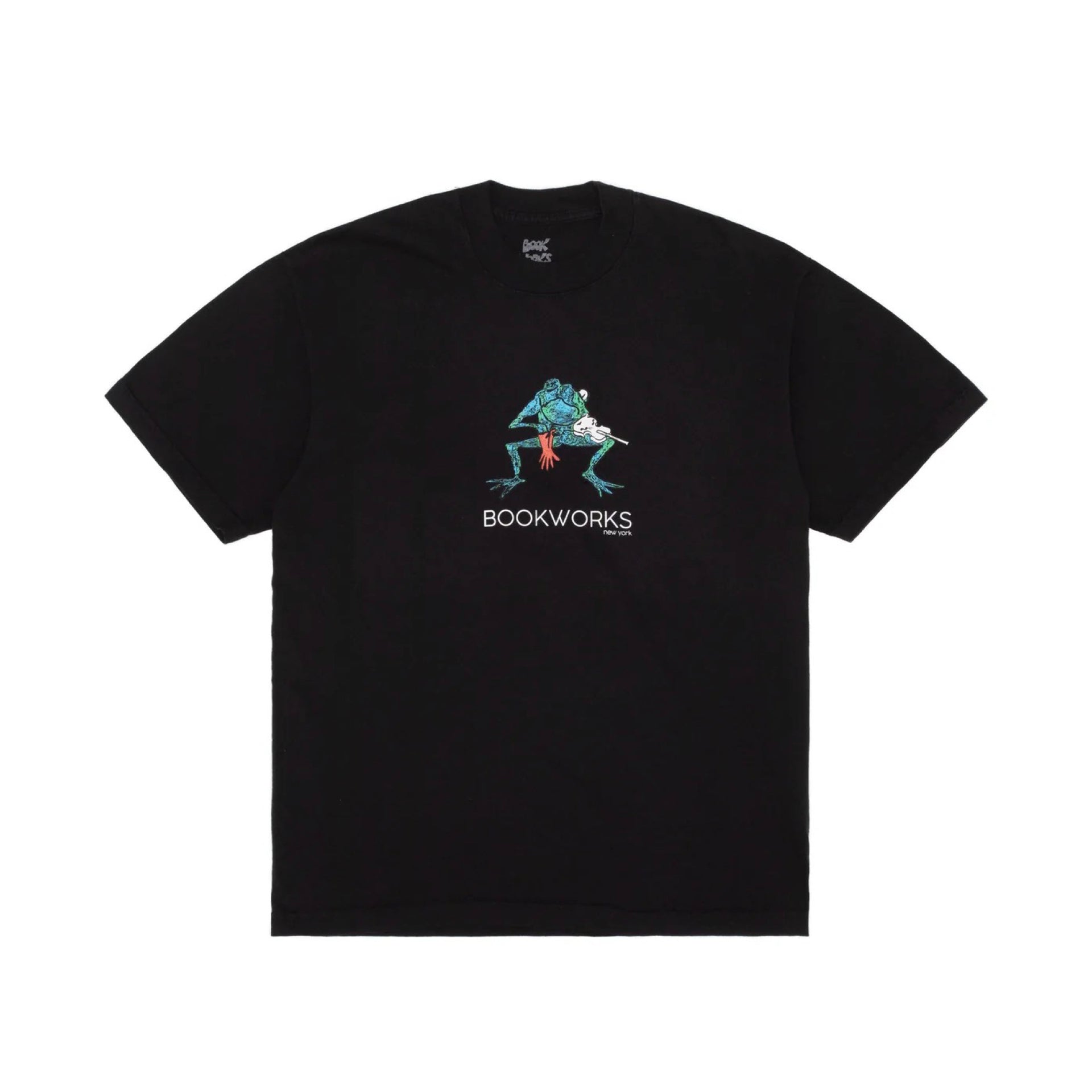 Book Works Froggy Black T-Shirt