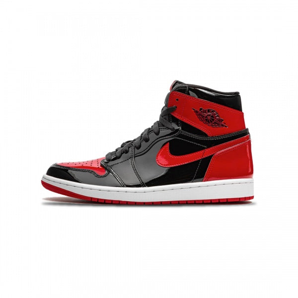 Air Jordan 1 High Patent Bred Brown