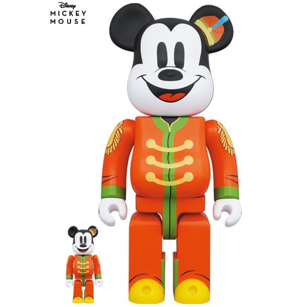 400% & 100% Bearbrick Set - Mickey Mouse (The Band Concert)