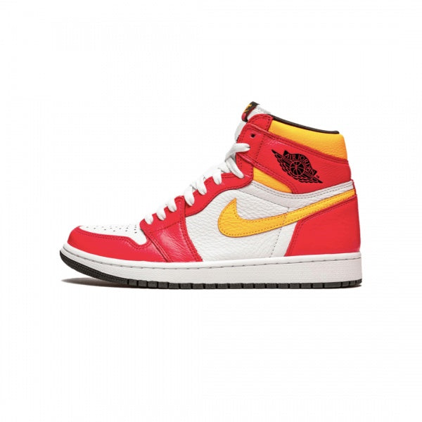 Air Jordan 1 High Light Fusion Red Firebrick